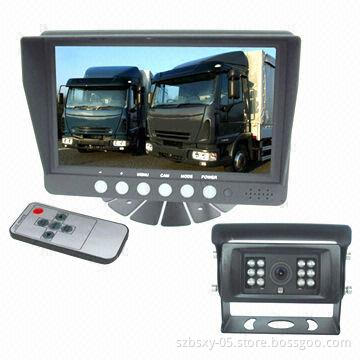 Rear-view System for Trucks/Heavy-duty Equipment/Vehicles, 480 x 3 x 234-pixel Resolution